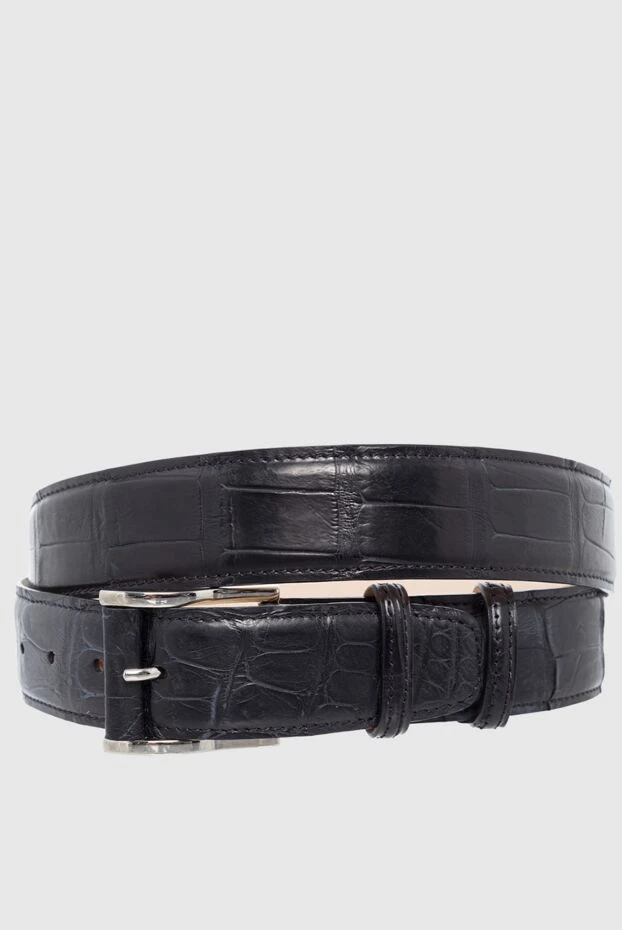 Cesare di Napoli man gray crocodile leather belt for men buy with prices and photos 162501 - photo 1