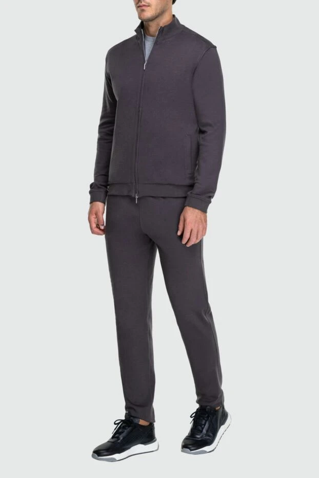Cesare di Napoli man gray men's cotton sports suit buy with prices and photos 162513 - photo 2