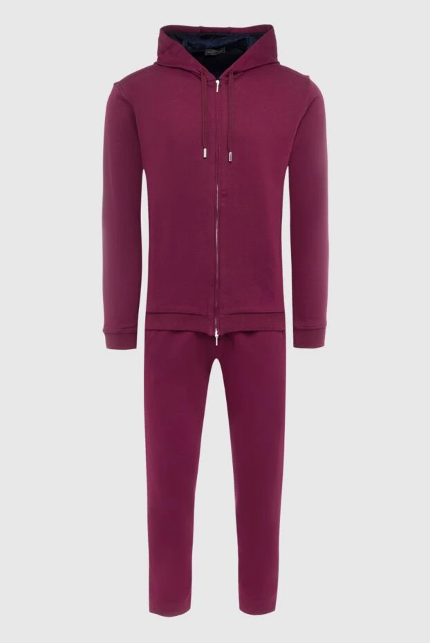 Cesare di Napoli man men's cotton sports suit, burgundy buy with prices and photos 162517 - photo 1