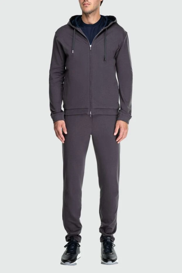 Cesare di Napoli man gray men's cotton sports suit buy with prices and photos 162520 - photo 2