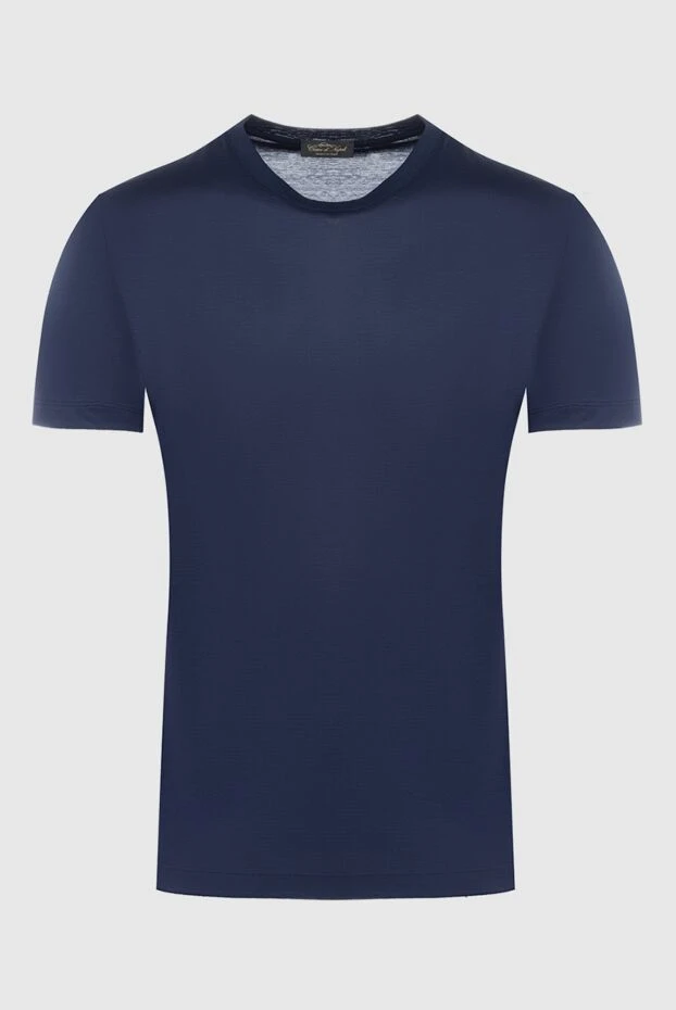 Cesare di Napoli blue cotton t-shirt for men 162528 - photo 1