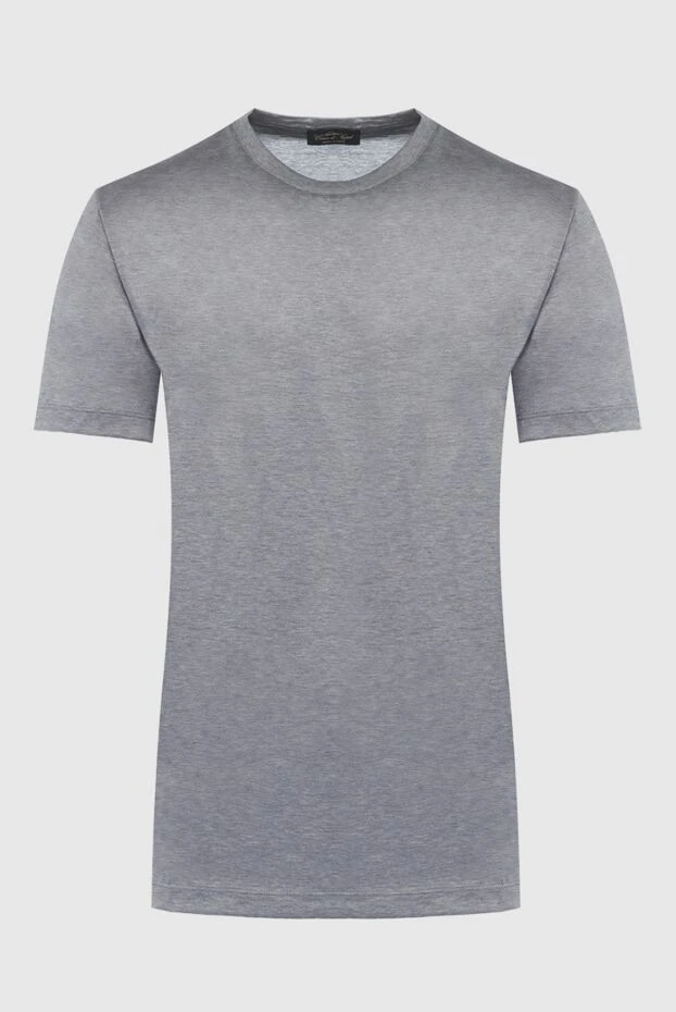 Cesare di Napoli man gray cotton t-shirt for men buy with prices and photos 162532 - photo 1