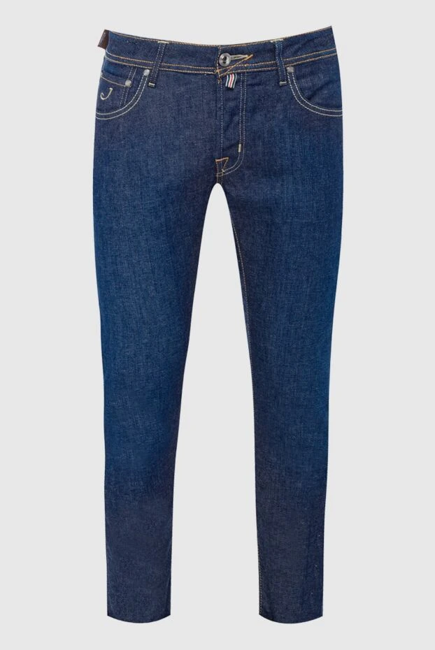Jacob Cohen man blue cotton jeans for men buy with prices and photos 162536 - photo 1