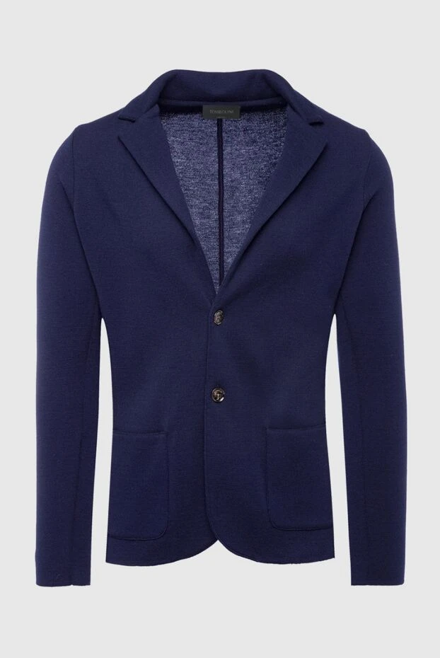 Tombolini man men's wool cardigan blue buy with prices and photos 162547 - photo 1