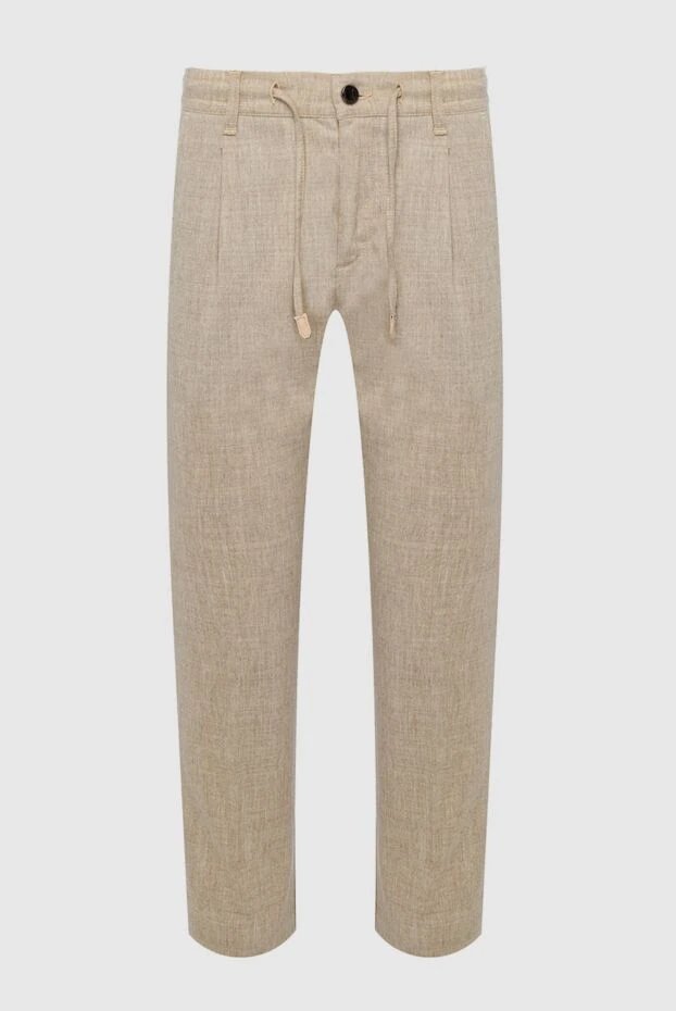 Scissor Scriptor мужские брюки из шерсти и кашемира бежевые мужские купить с ценами и фото 162560 - фото 1