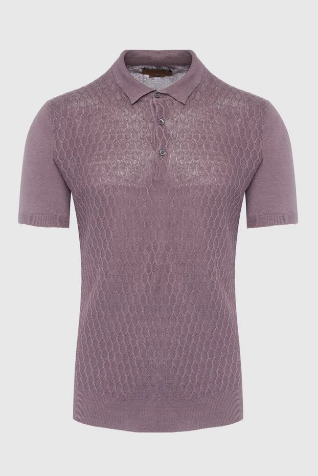 Corneliani cotton polo pink for men 162581 - photo 1