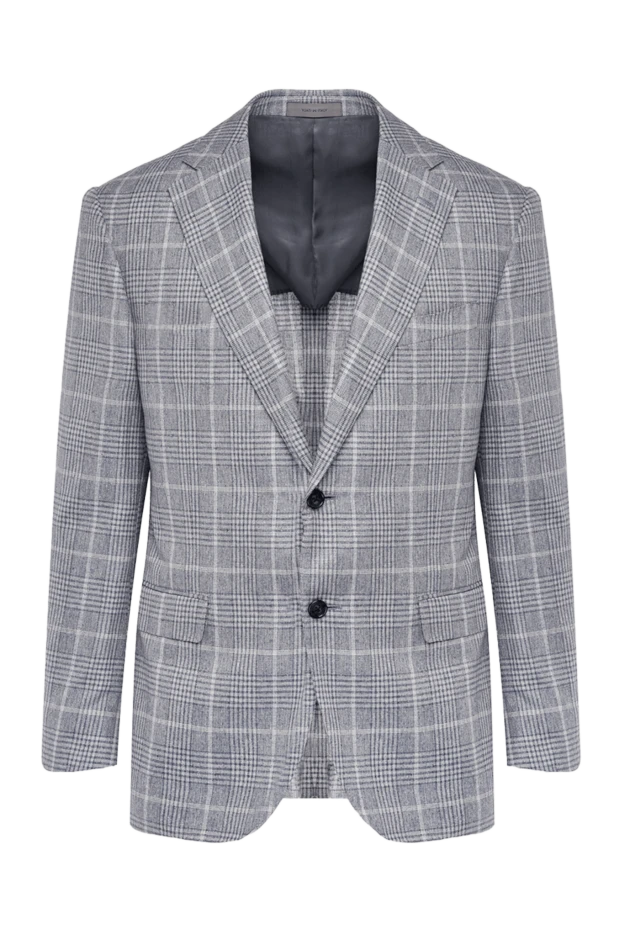 Corneliani gray silk jacket for men 162588 - photo 1