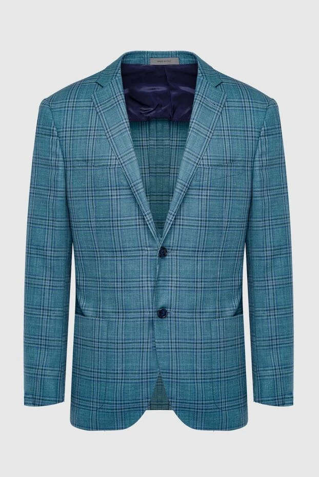 Corneliani мужские пиджак голубой мужской купить с ценами и фото 162592 - фото 1