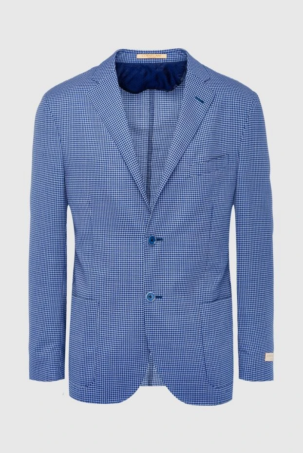 Corneliani чоловічі піджак із вовни синій чоловічий купити фото з цінами 162595 - фото 1