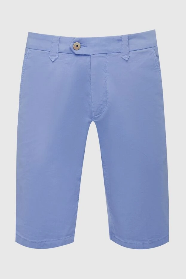 Corneliani man blue cotton and elastane shorts for men buy with prices and photos 162597 - photo 1