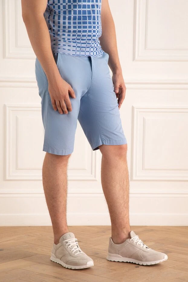 Corneliani blue wool shorts for men 196958 - photo 3