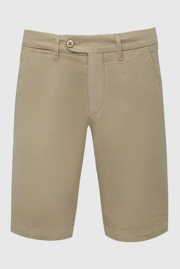 Corneliani beige cotton and elastane shorts for men 162601 - photo 1