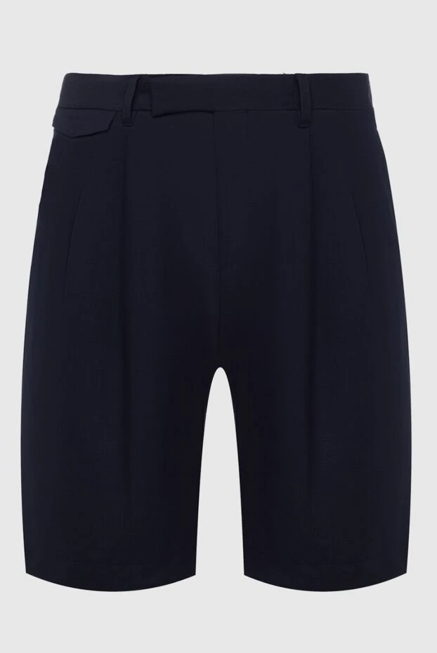 Corneliani blue woolen shorts for men 162602 - photo 1