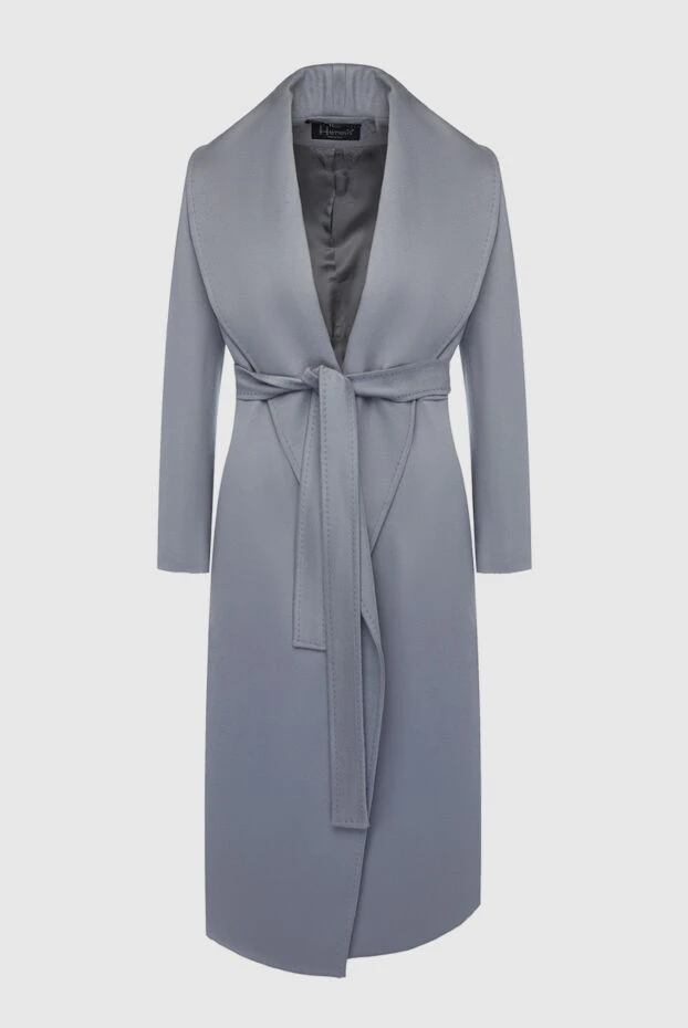 Gray wool coat for women