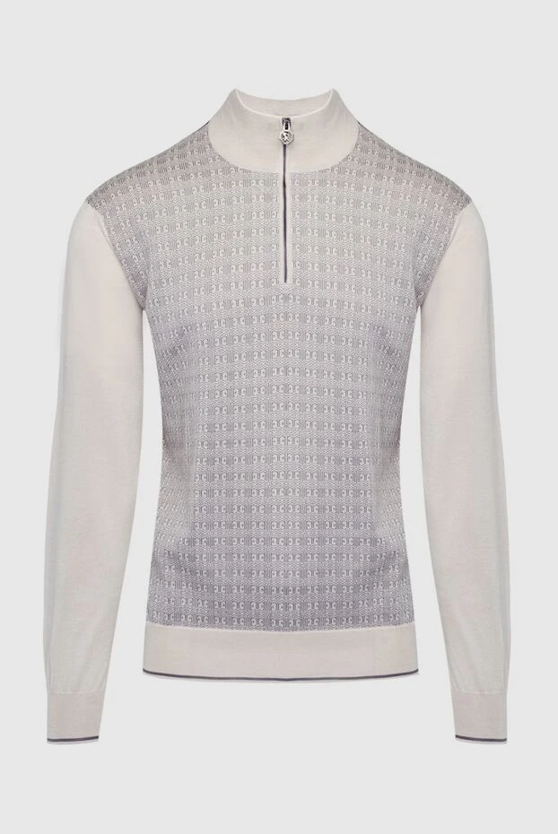 Stefano Ricci cashmere and silk beige tee for men 162653 - photo 1