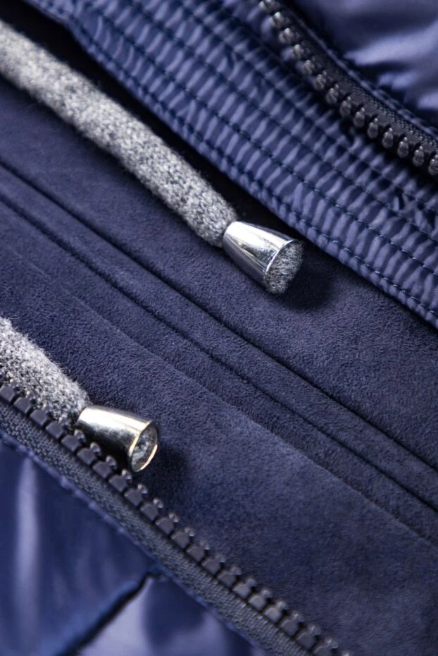 Cesare di Napoli mens blue tracksuit with hood and contrast trimming 162686 - photo 3