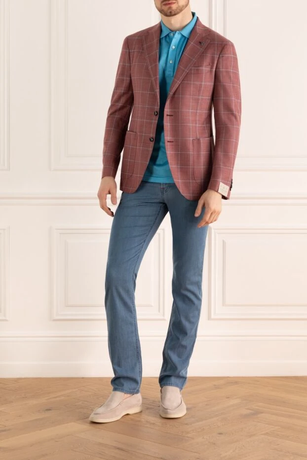 Lubiam man pink wool jacket for men buy with prices and photos 162698 - photo 2