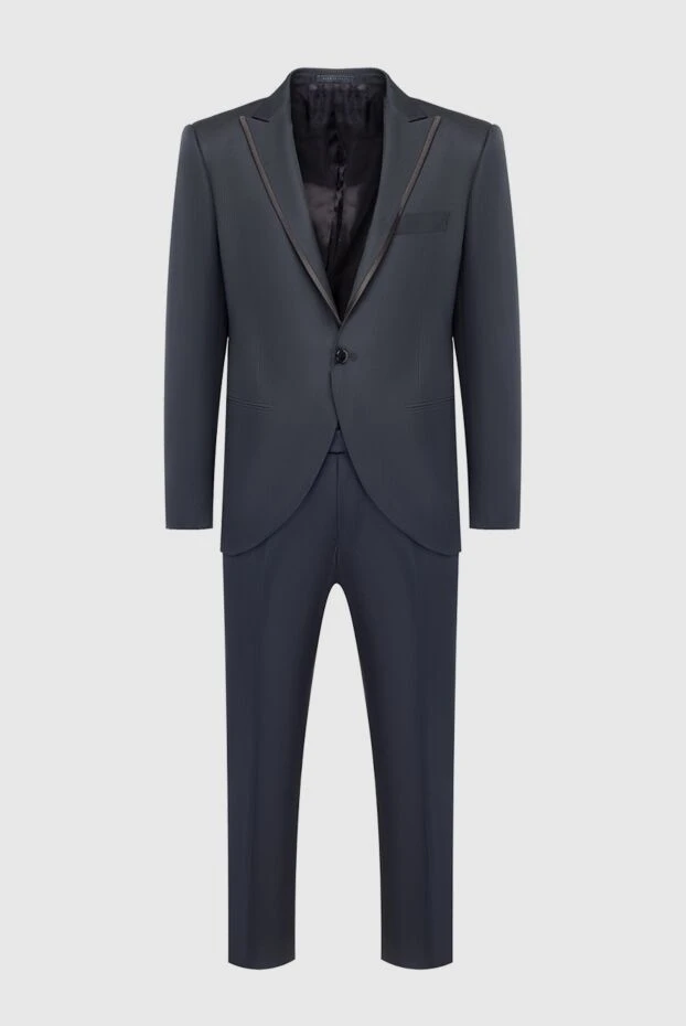 Lubiam мужские костюм мужской из шерсти и полиэстера черный купить с ценами и фото 162708 - фото 1