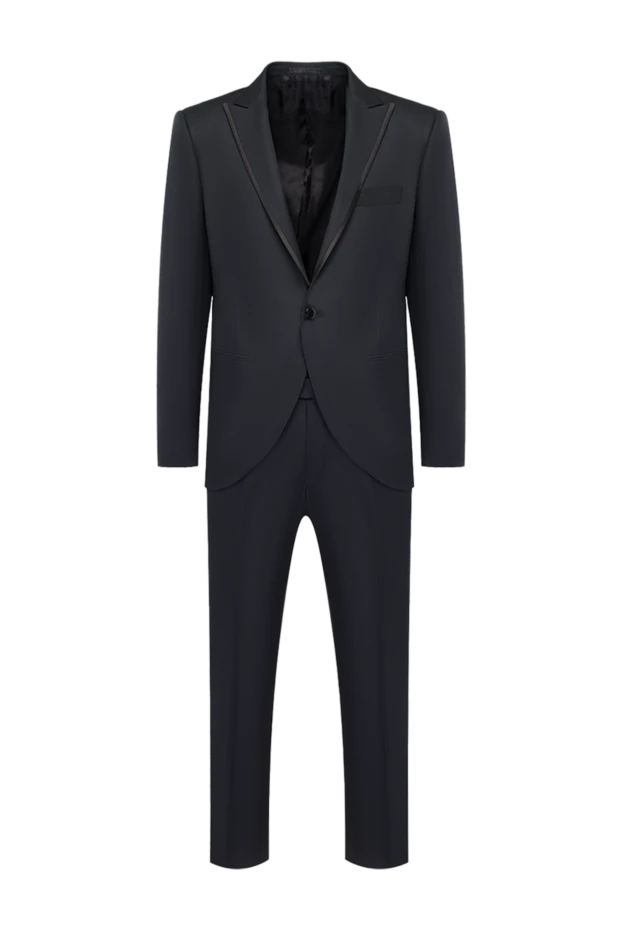 Lubiam black wool and polyester men's suit 162708 - photo 1