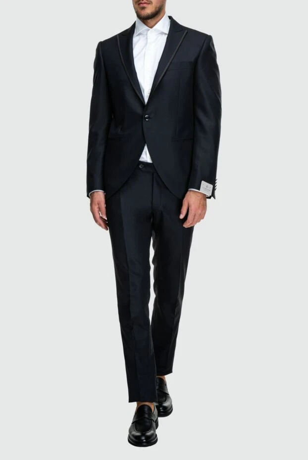 Lubiam man men's suit made of wool and polyester, black buy with prices and photos 162708 - photo 2