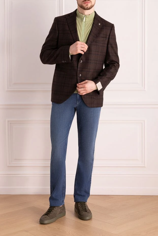 Lubiam man brown wool jacket for men buy with prices and photos 162710 - photo 2