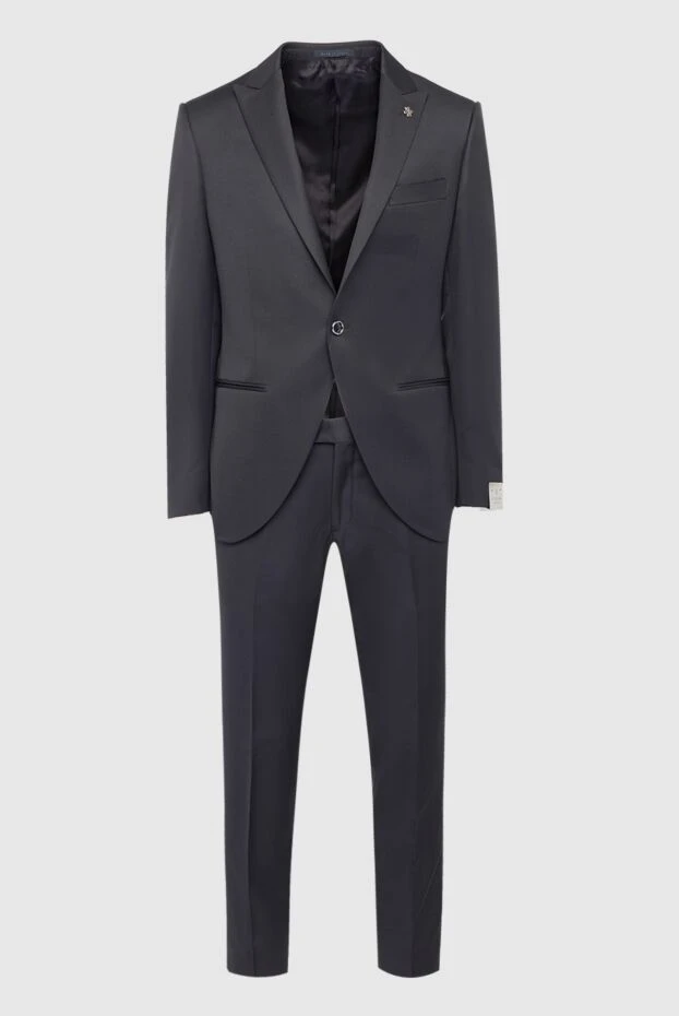 Lubiam мужские костюм мужской из шерсти и полиэстера черный купить с ценами и фото 162717 - фото 1