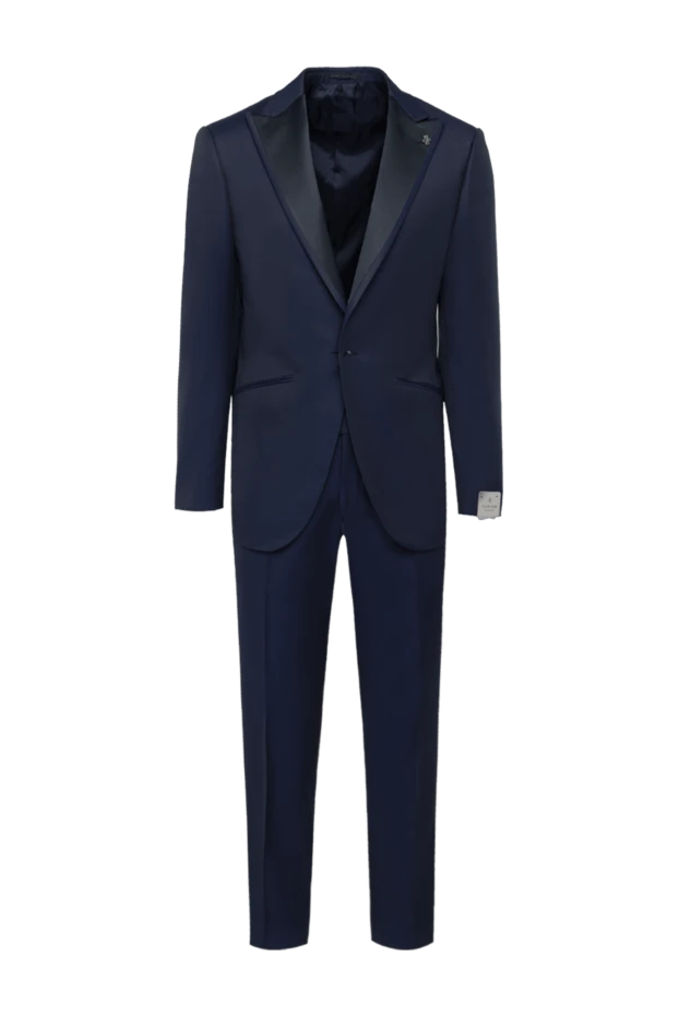 Lubiam men's suit made of wool and polyester blue 162721 - photo 1