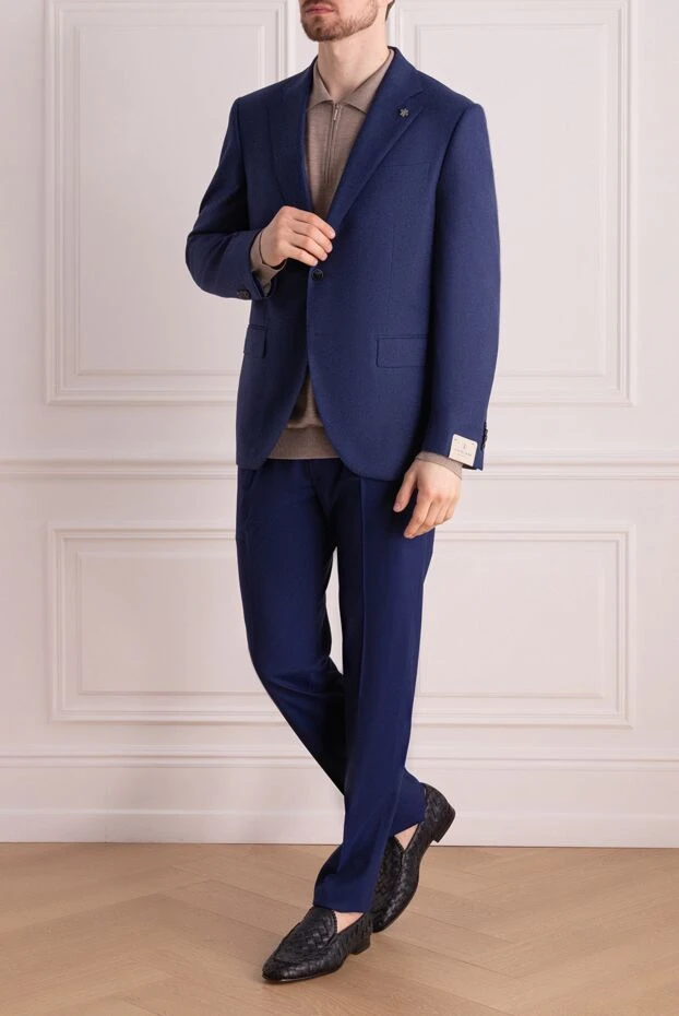 Lubiam man blue wool jacket for men buy with prices and photos 162726 - photo 2