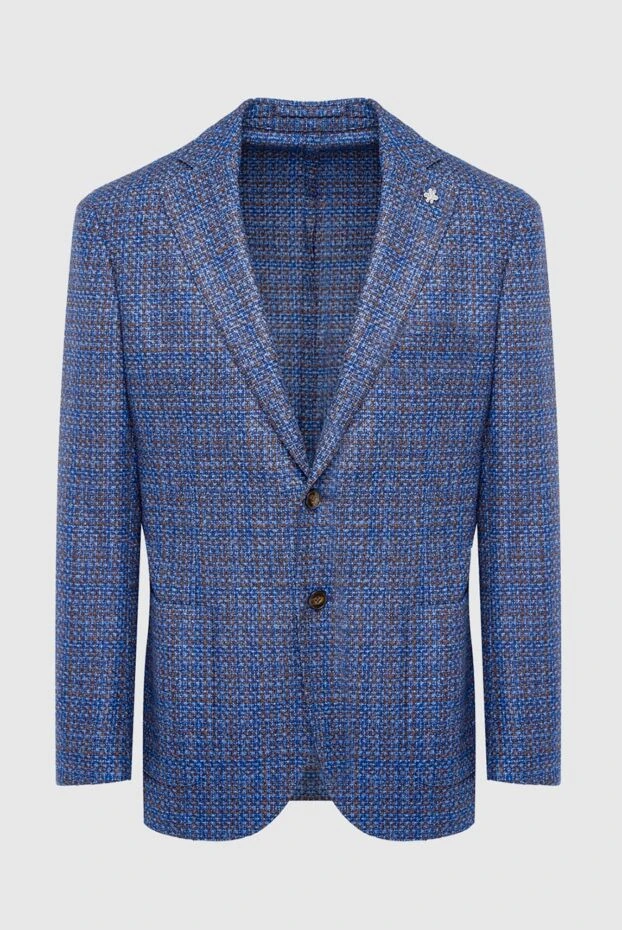 Lubiam мужские пиджак синий мужской купить с ценами и фото 162728 - фото 1