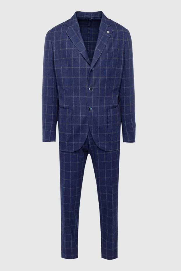 Lubiam man men's suit made of wool, blue buy with prices and photos 162731 - photo 1