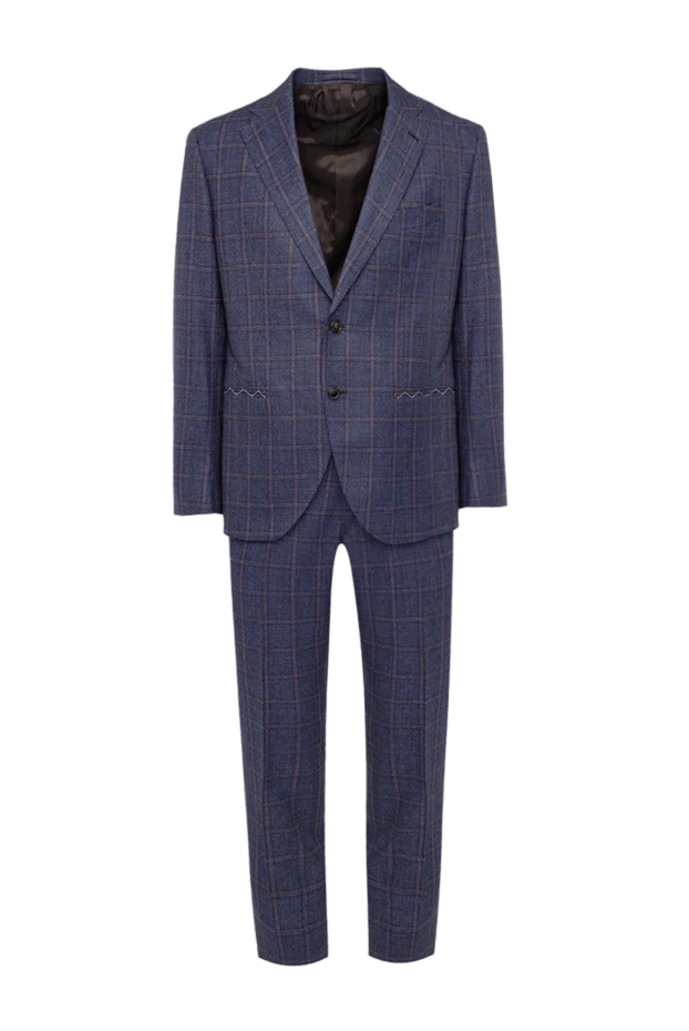 Lubiam men's suit made of wool blue 162732 - photo 1