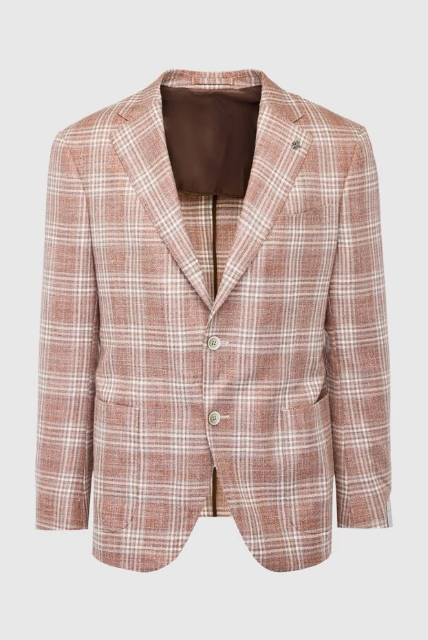 Lubiam мужские пиджак коричневый мужской купить с ценами и фото 162734 - фото 1