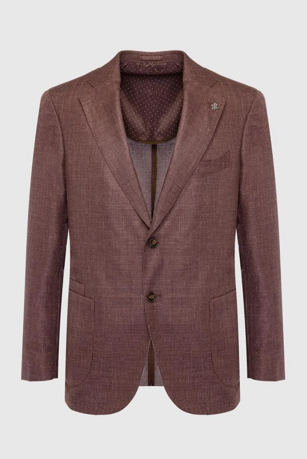 Lubiam мужские пиджак коричневый мужской купить с ценами и фото 162735 - фото 1