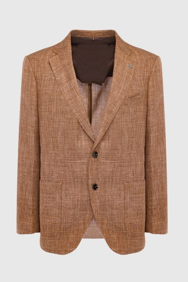 Lubiam мужские пиджак коричневый мужской купить с ценами и фото 162736 - фото 1
