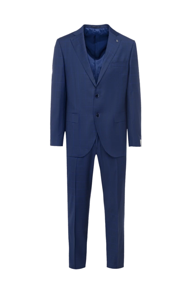 Lubiam men's suit made of wool blue 162739 - photo 1