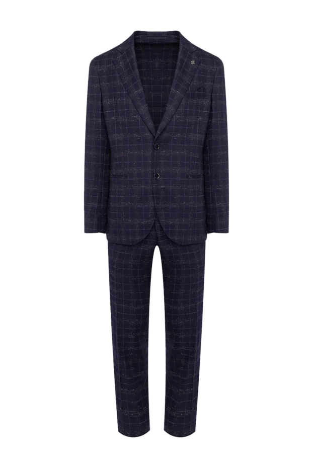 Lubiam men's suit made of wool blue 162743 - photo 1