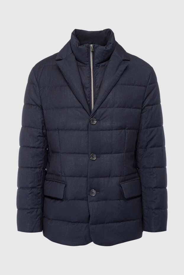 Lubiam man down jacket men's wool blue buy with prices and photos 162750 - photo 1