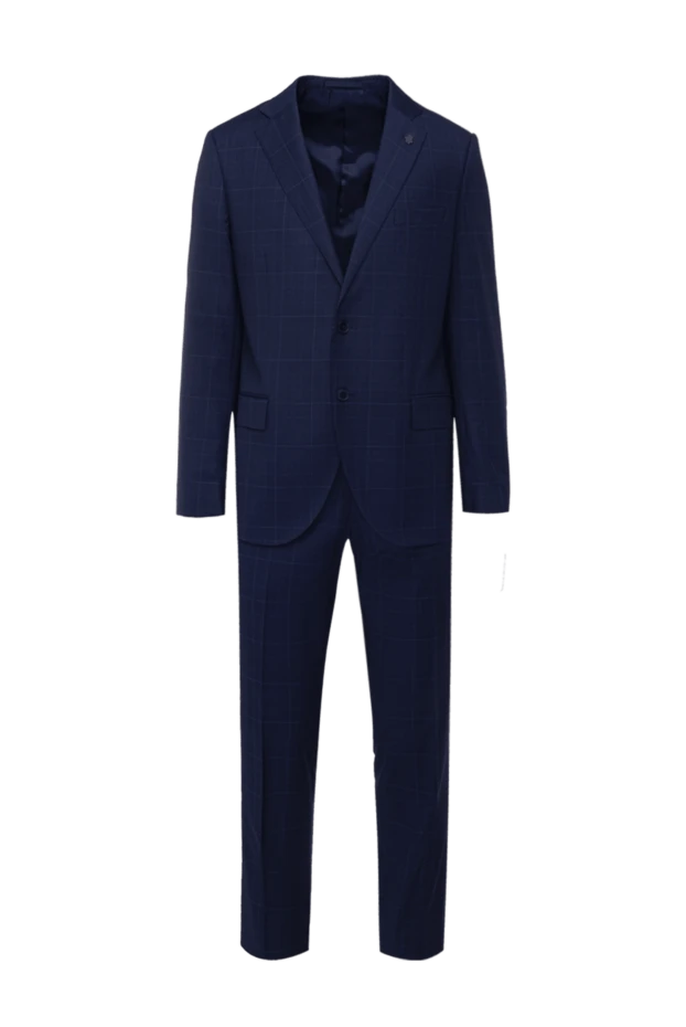 Lubiam men's suit made of wool blue 162753 - photo 1