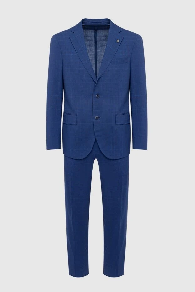 Lubiam men's suit made of wool blue 162756 - photo 1