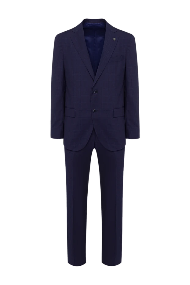 Lubiam men's wool suit purple 162757 - photo 1