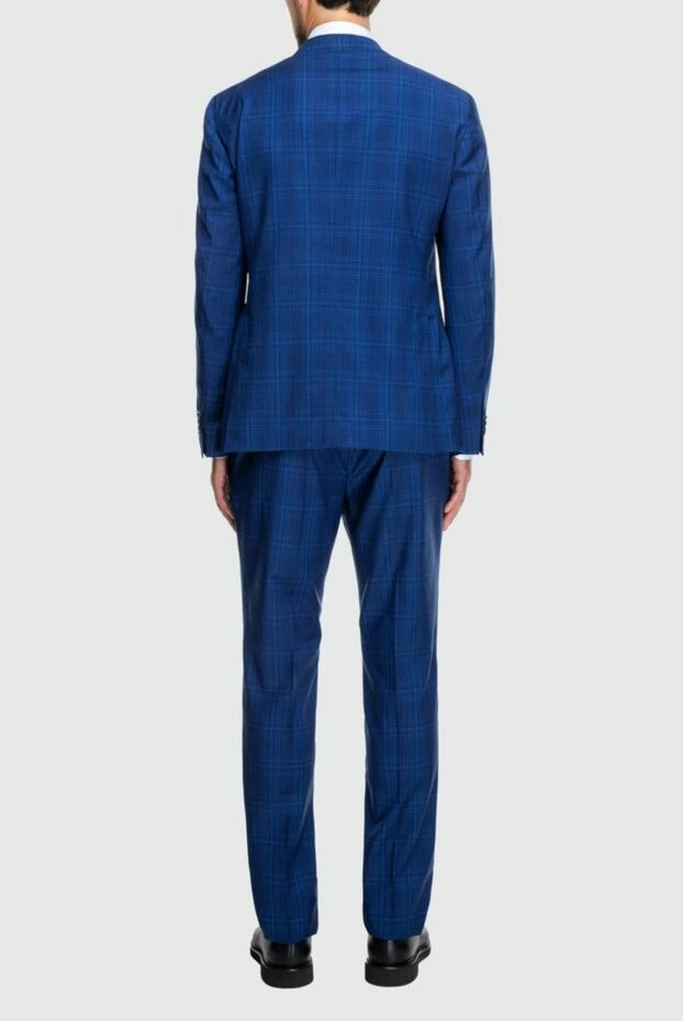 Lubiam man men's suit made of wool blue 162762 - photo 3