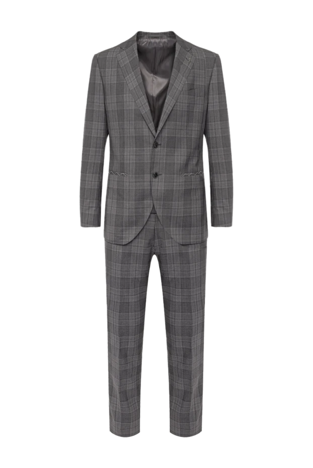 Lubiam men's suit made of gray wool 162759 - photo 1