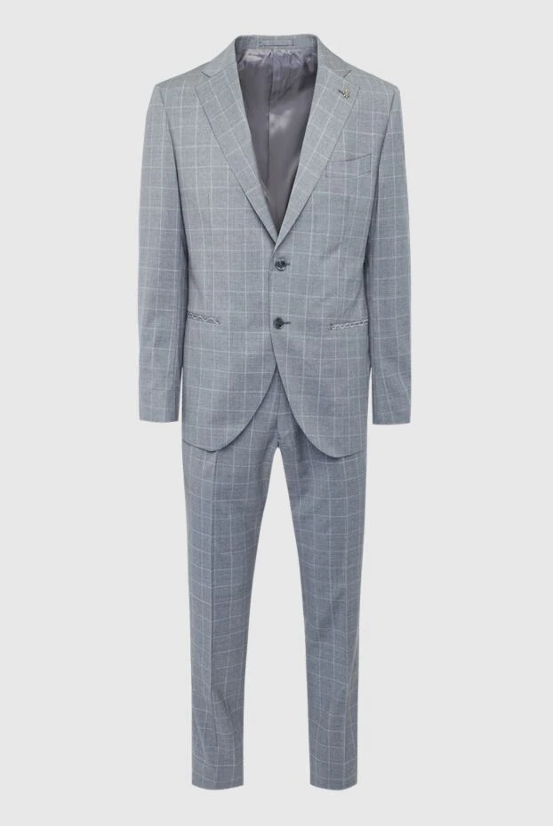 Lubiam man gray wool men's suit 162761 - photo 1