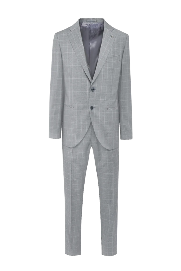 Lubiam men's suit made of gray wool 162761 - photo 1