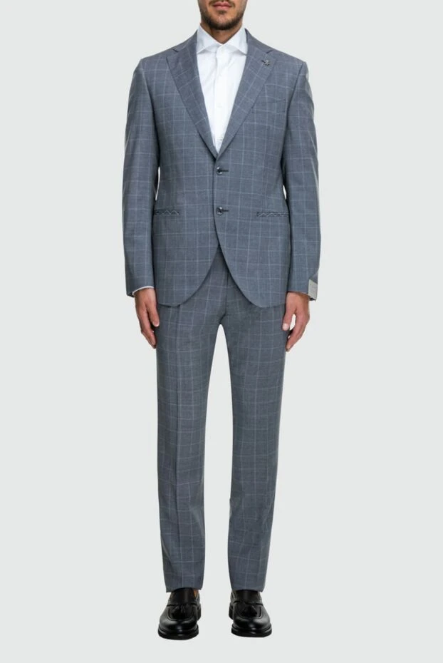 Lubiam man gray wool men's suit 162761 - photo 2