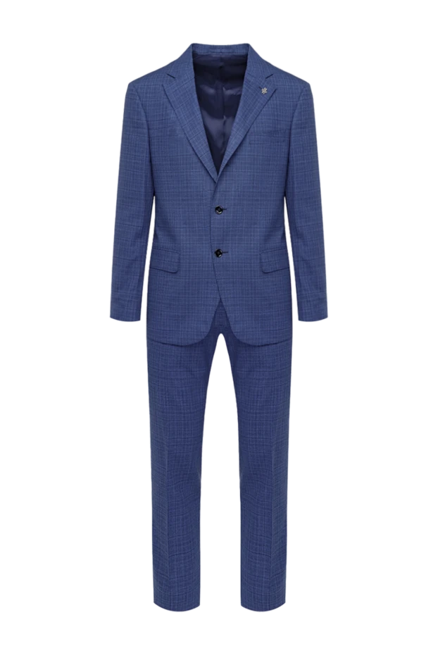 Lubiam men's suit made of wool blue 162762 - photo 1