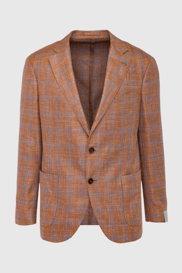 Lubiam man orange jacket for men 162764 - photo 1