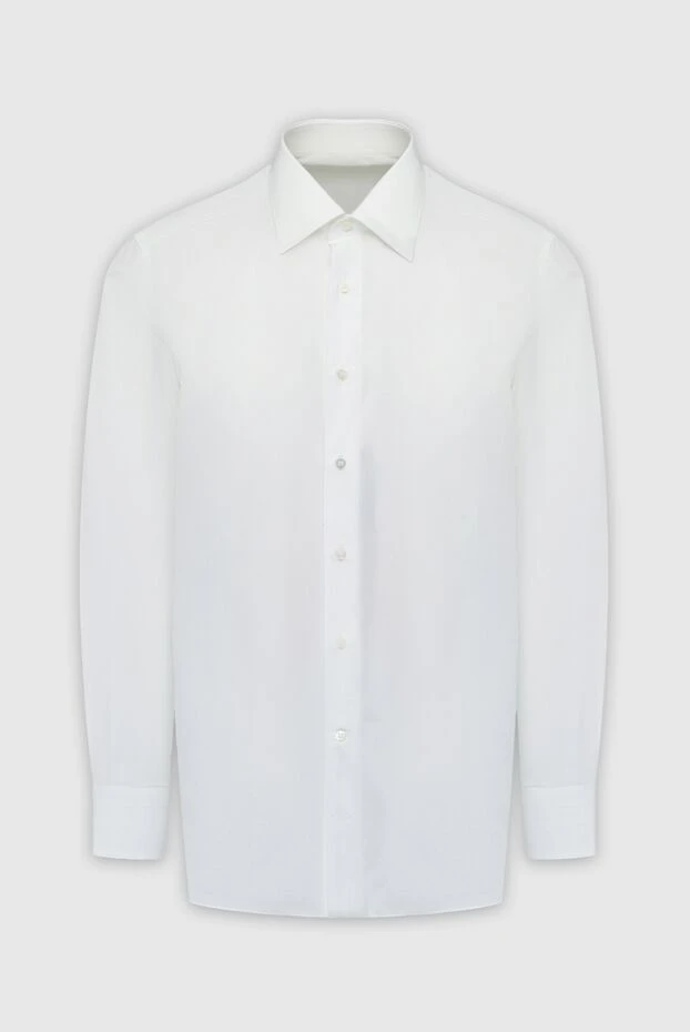 Stefano Ricci рубашка из хлопка белая мужская 162793 - фото 1