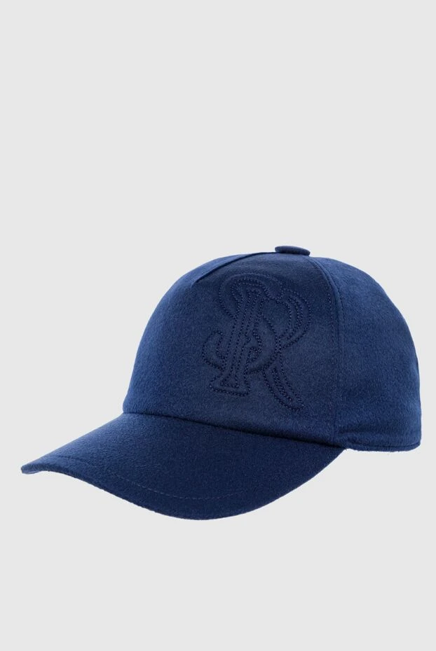 Stefano Ricci кепка із кашеміру синя чоловіча 162800 - фото 3