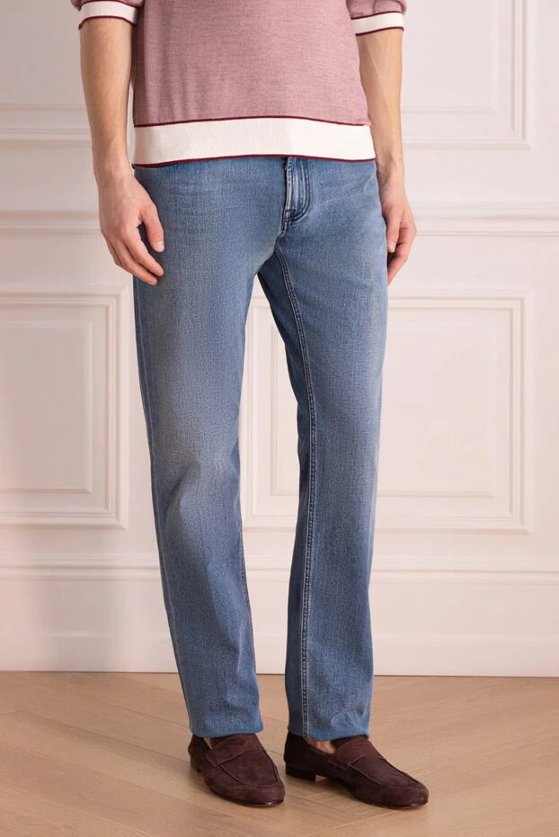 Stefano Ricci blue cotton jeans for men 162872 - photo 3